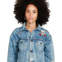 Paint-Splatter Fleece Pullover