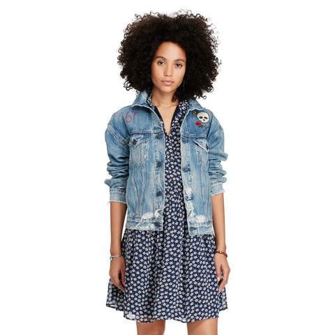 Paint-Splatter Fleece Pullover